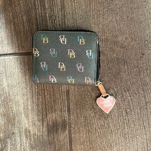 Vintage Dooney & Bourke small multi colored wallet